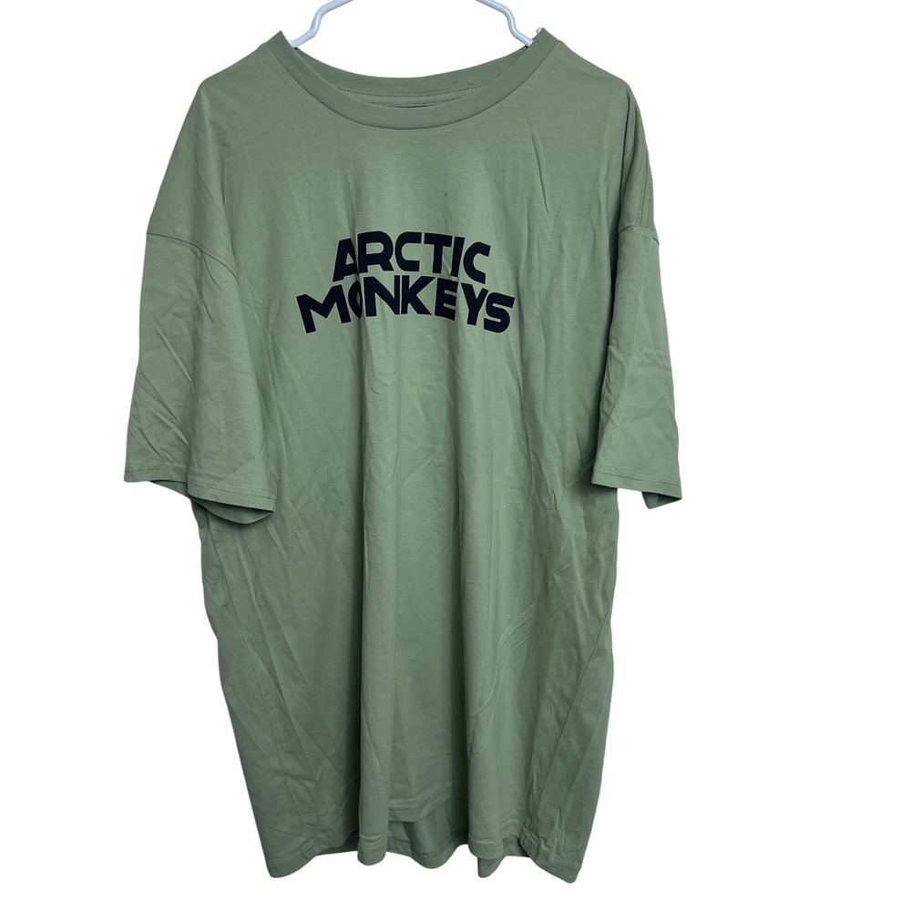 Arctic Monkeys North American Tour 2023 T-Shirt Mens 2XL Sage Green AS Colour